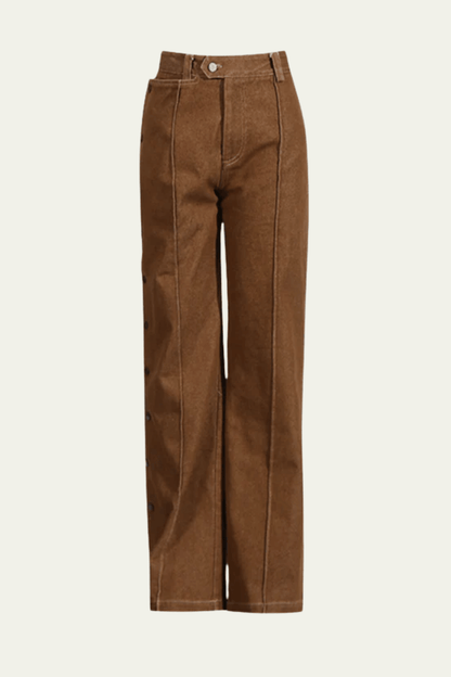 Salem Deconstructed Denim Pants Set – Luxeles