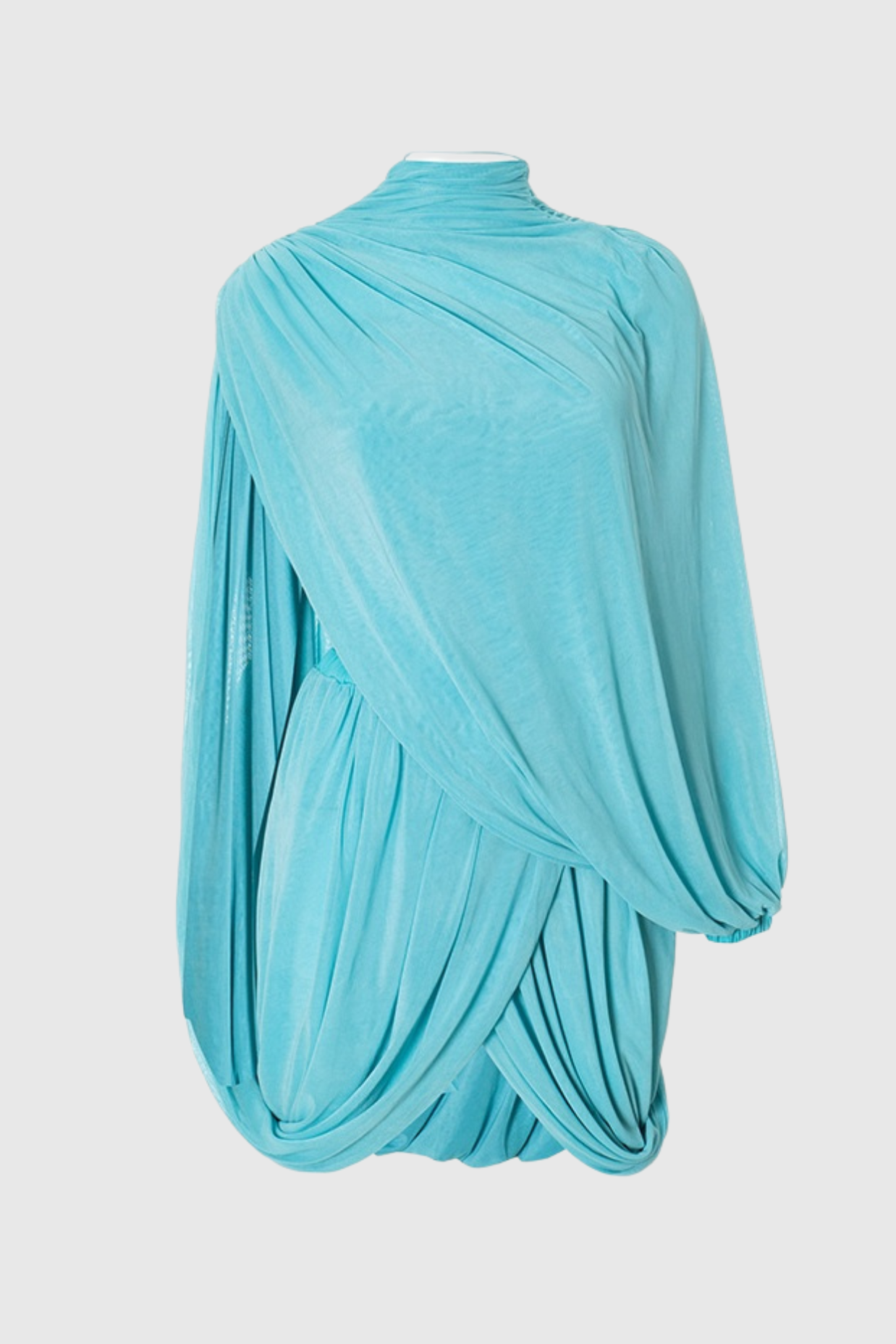 Salem Ruch Asymmetric Mini Dress