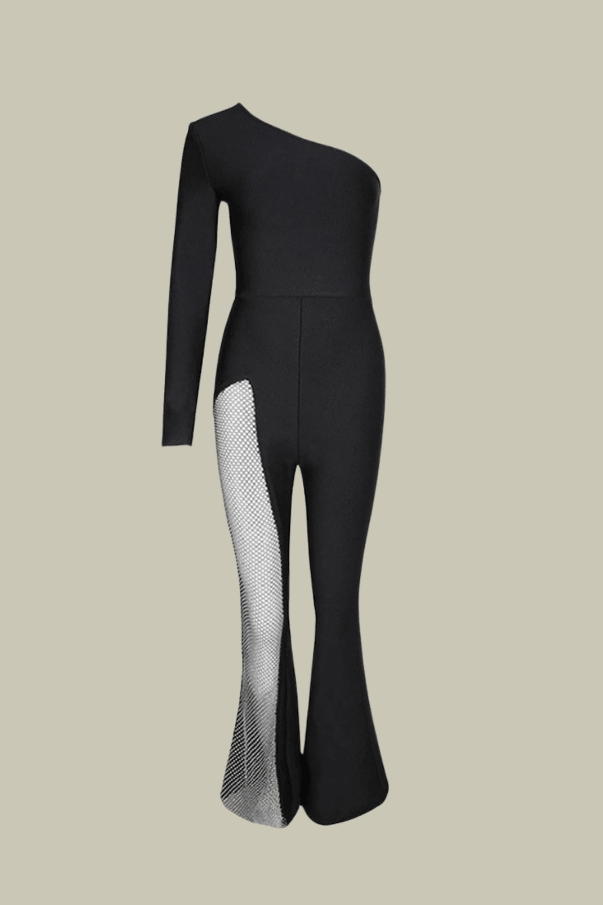 Serenity Patchwork Single Shoulder Jumpsuit – Luxeles