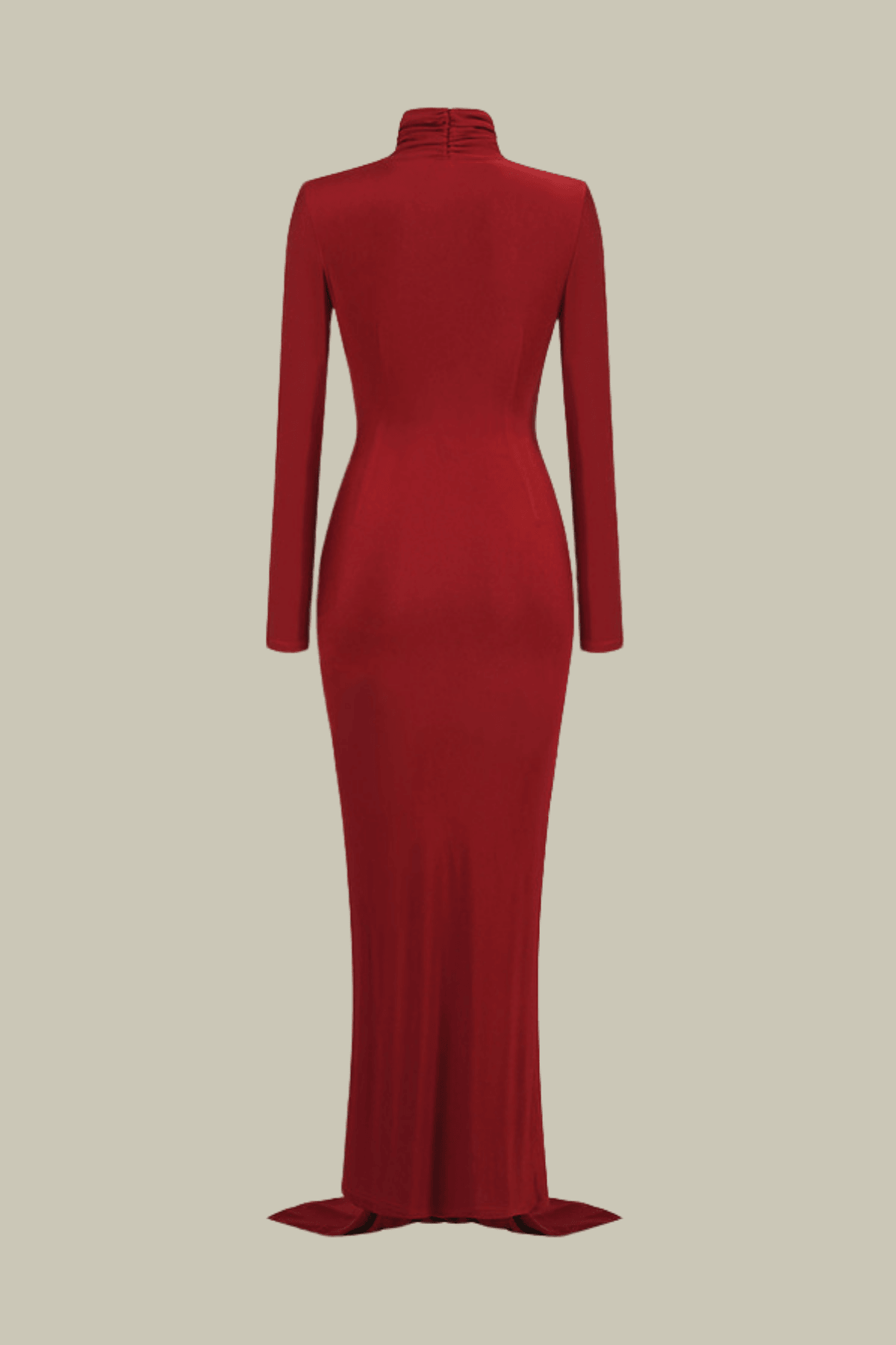 Sophie Lace Up Long Sleeves Bodycon Maxi Dress – Luxeles