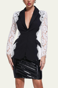 Thea Lace Deconstruct Blazer – Luxeles