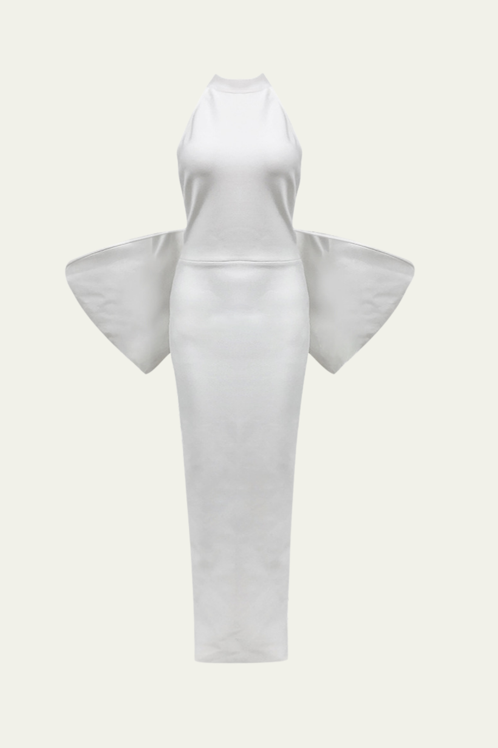 Vanessa Backless Bow Split Maxi Dress – Luxeles