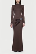Wynter Long Sleeve Bodycon Maxi Dress – Luxeles