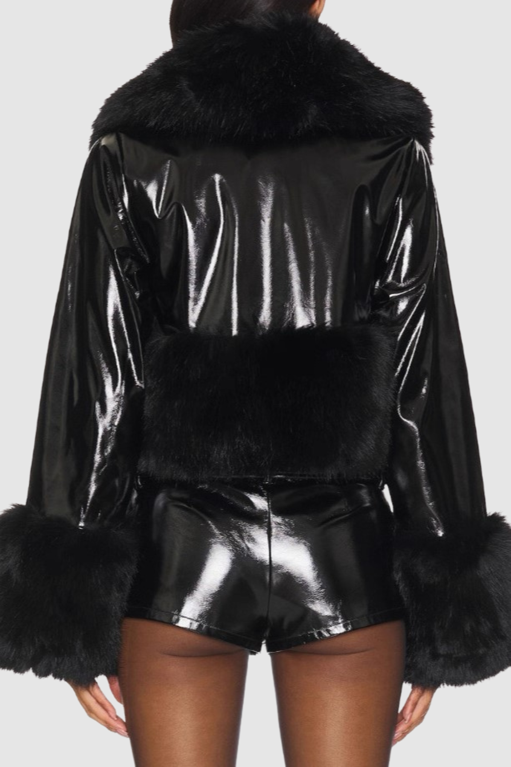Xiomara Faux Fur Leather Jacket