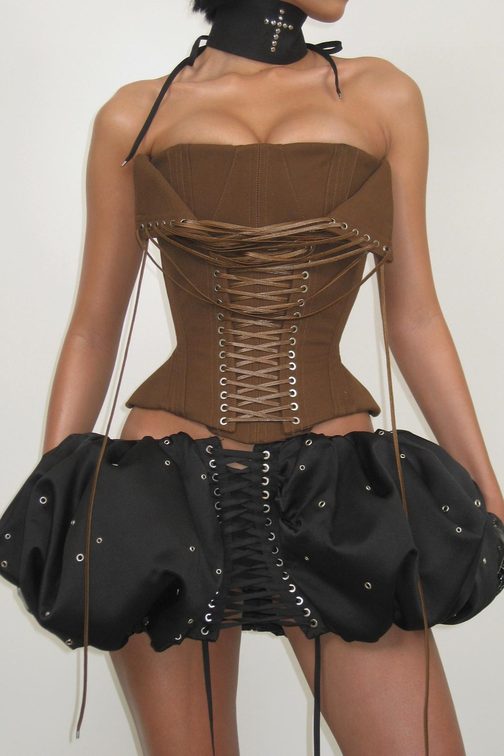 Zariah Corset Lace Up Top
