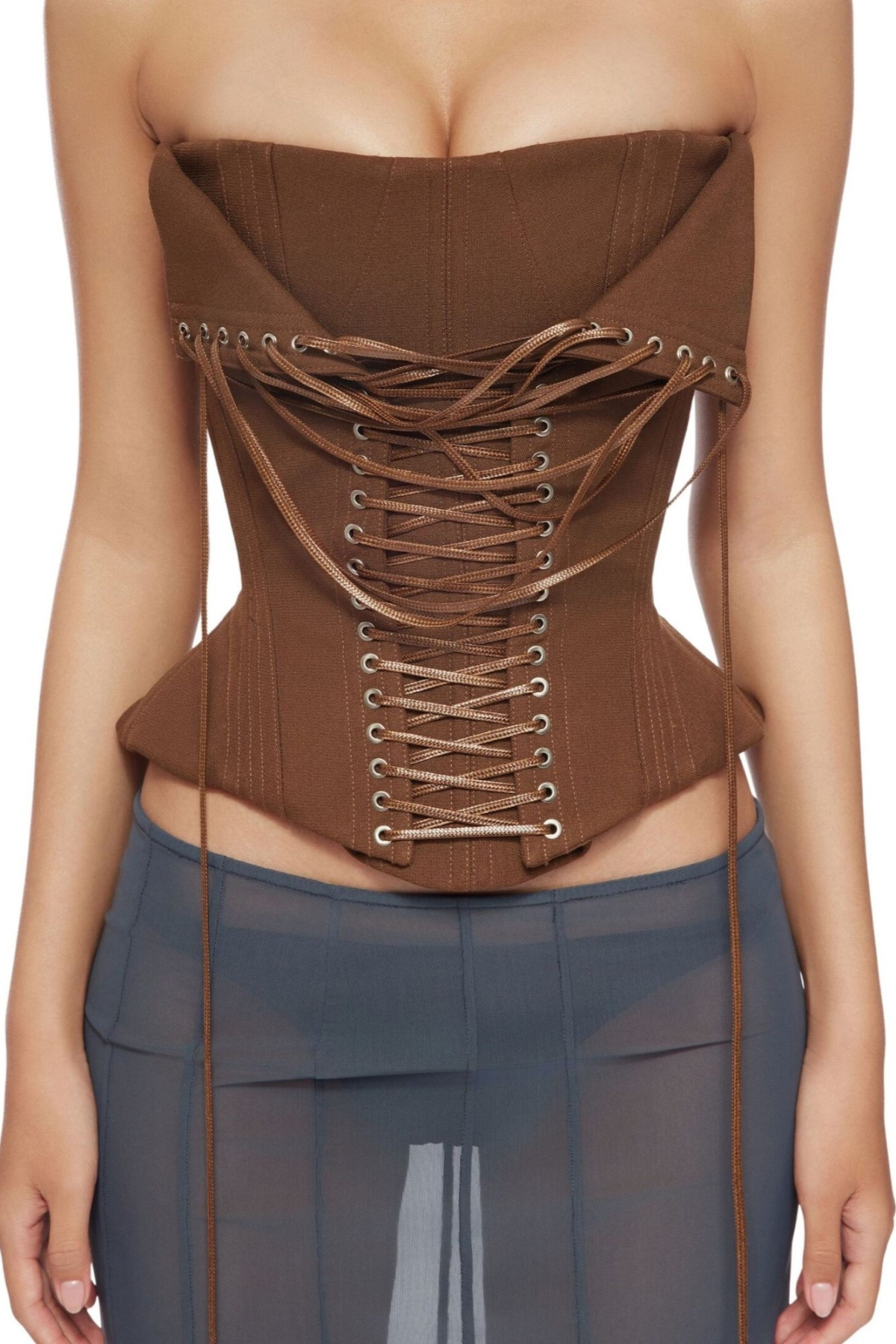 Zariah Corset Lace Up Top
